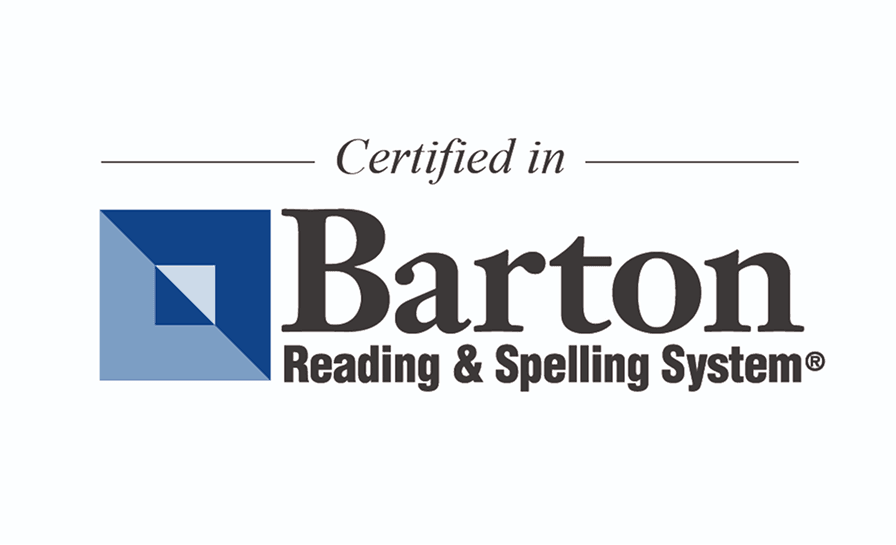 Certified in Barton Reading & Spelling System
